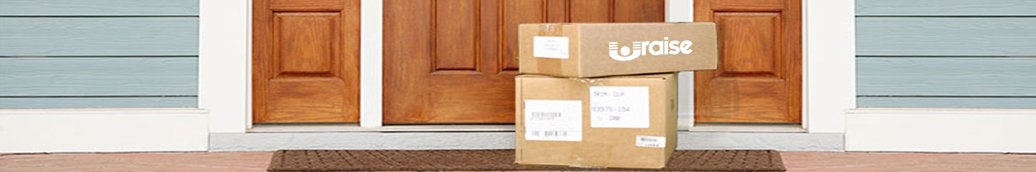 uraise package delivered on doorstep